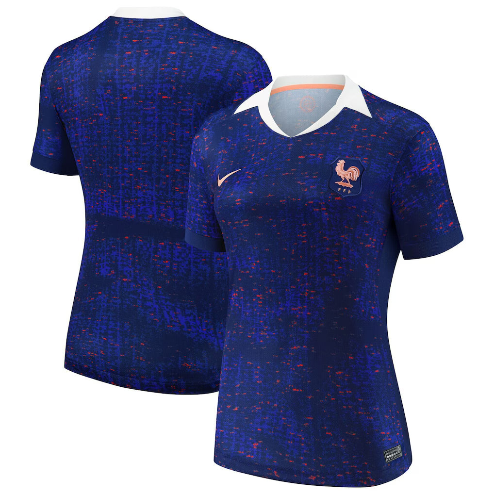 France Nike Home Stadium Shirt 2025 - Womens product image 1, provided for visual reference and product detail review