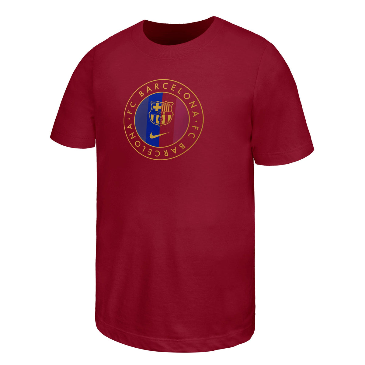 Nike Youth FC Barcelona T-Shirt-Red product image 1, provided for visual reference and product detail review