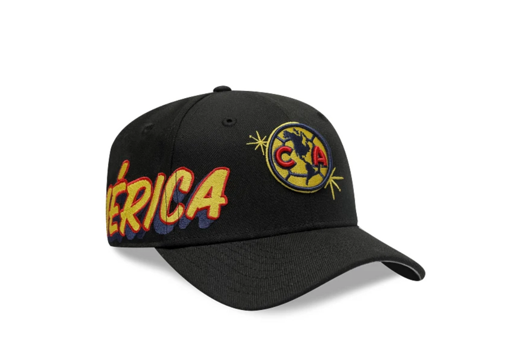 New Era Club America 9Seventy "America" Side Patch Strech-Snap - Black product image 2, provided for visual reference and