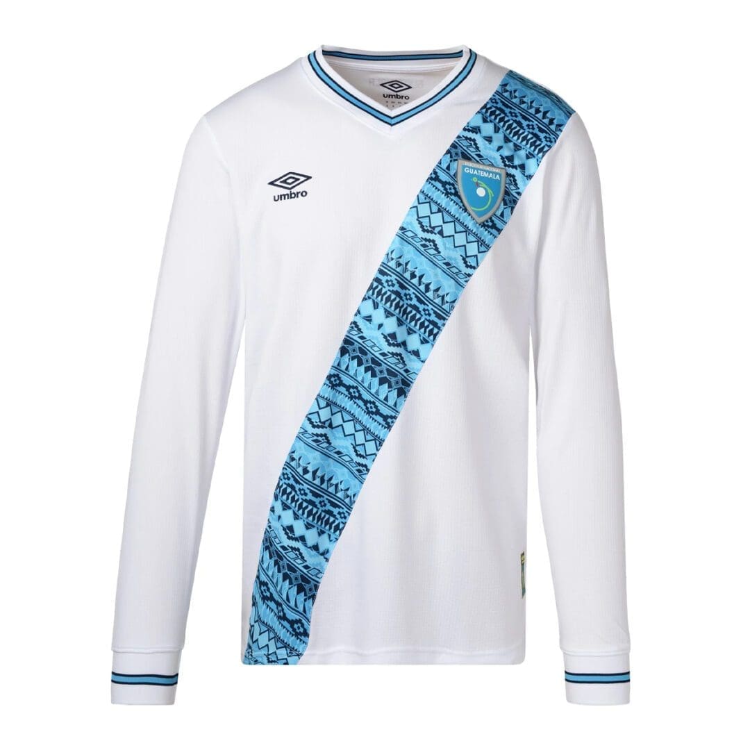 2023 Guatemala Home Long Sleeve Jersey product image 1, provided for visual reference and product detail review