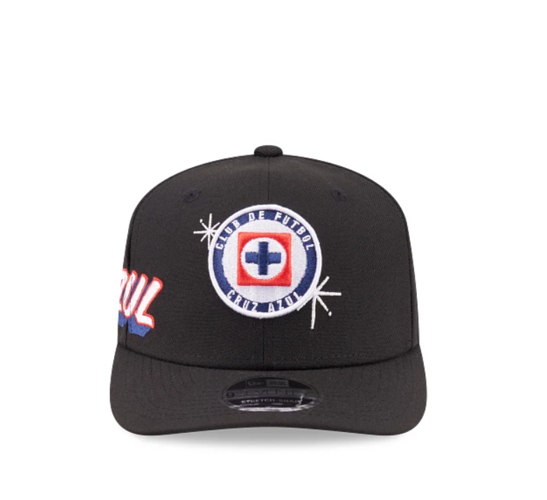 New Era Cruz Azul 9Seventy Cap "Cruz Azul" Side Patch Strech-Snap - Navy product image 1, provided for visual reference and