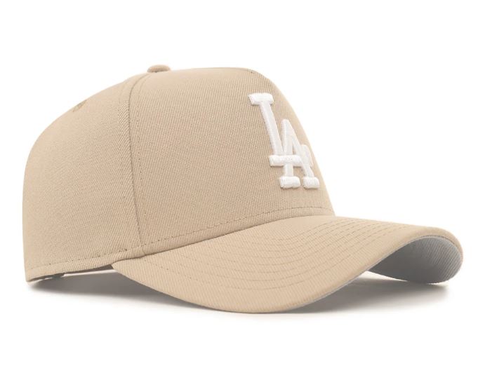 New Era Los Angeles Dodgers 9Forty A-Frame Womens Hat - Beige product image 2, provided for visual reference and product