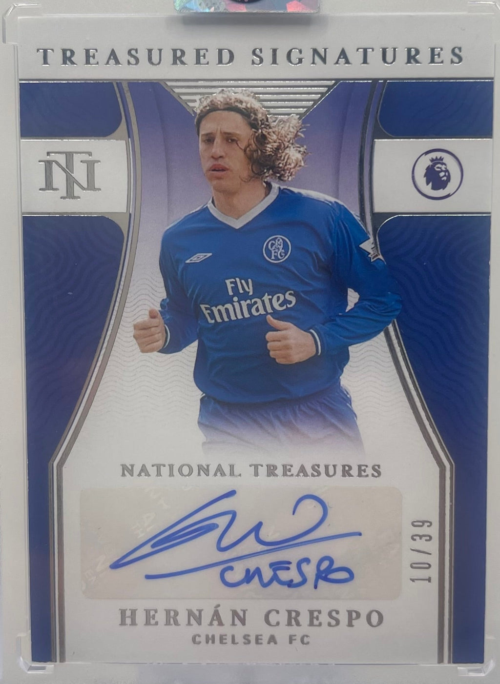 21/22 Panini Treasured Signatures Hernan Crespo Auto #10/39 product image 1, provided for visual reference and product