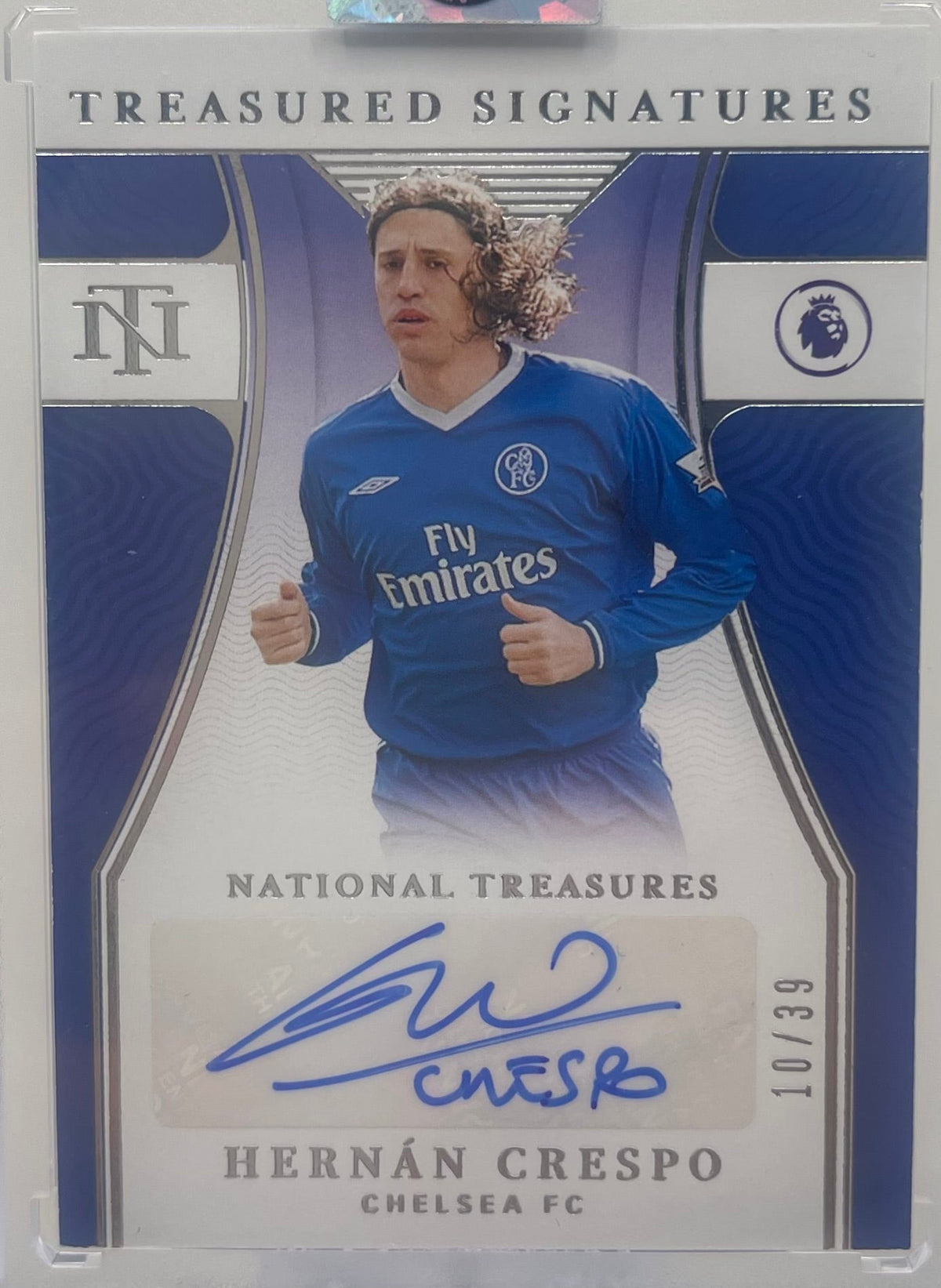 21/22 Panini Treasured Signatures Hernan Crespo Auto #10/39 product image 1, provided for visual reference and product