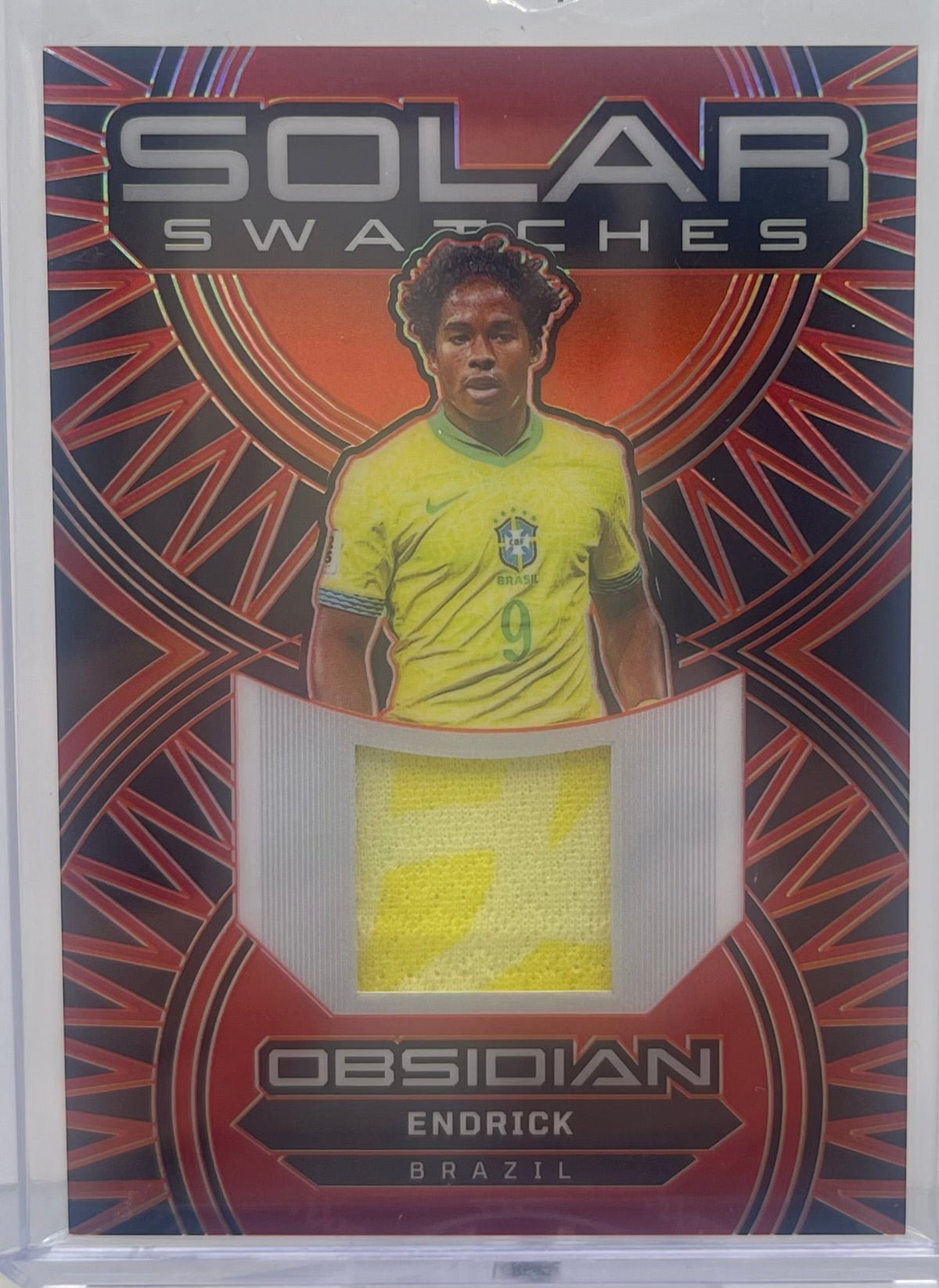 24/25 Solar Swatches Panini Obsidian Endrick Patch #75/99 product image 1, provided for visual reference and product detail