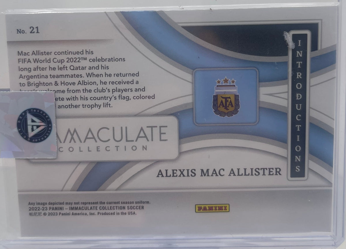 22/23 Immaculate Introductions Mac Allister #1/10 product image 2, provided for visual reference and product detail review