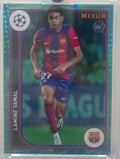 23/24 Topps Merlin Lamine Yamal Aqua Rookie Card product image 1, provided for visual reference and product detail review