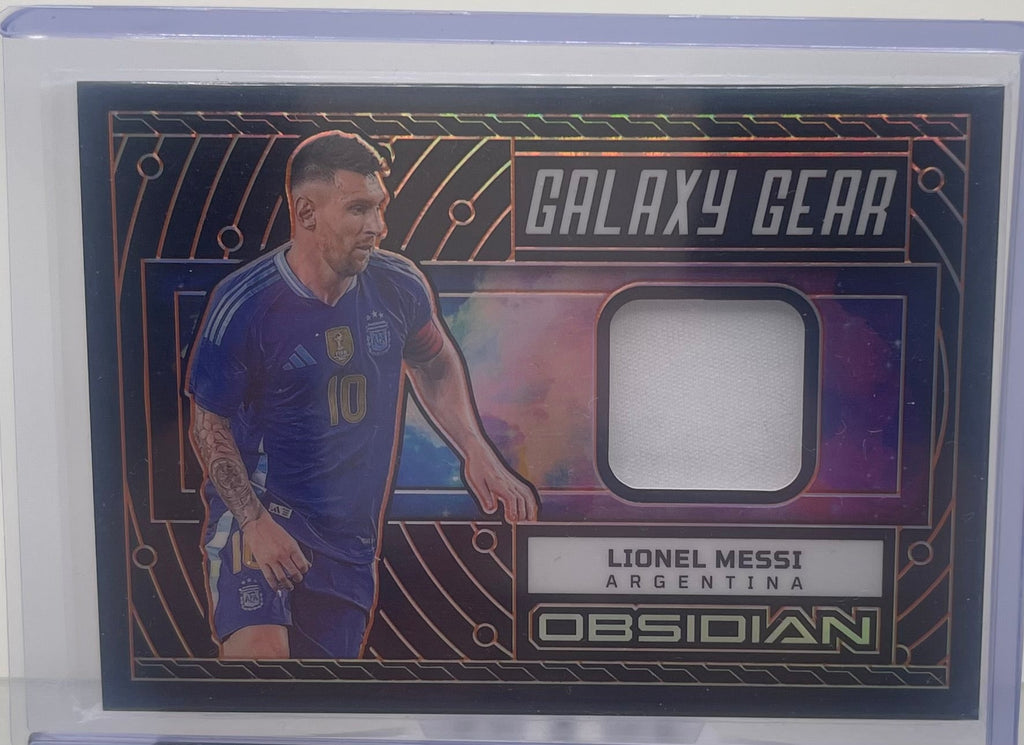 23/24 Obsidian Galaxy Gear Lio Messi Patch #70/99 #GG-LM product image 1, provided for visual reference and product detail