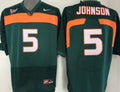 Andre Johnson or Duke Miami Hurricanes Official NCAA Nike product image 1