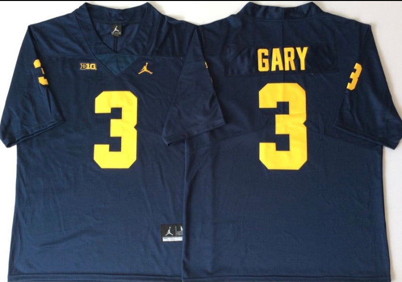 Rashan Gary Michigan Wolverines Official NCAA Jersey blue product image 1