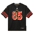 Nike Preschool San Francisco 49ers George Kittle Rivalry Game Jersey - Black product image 1, provided for visual reference