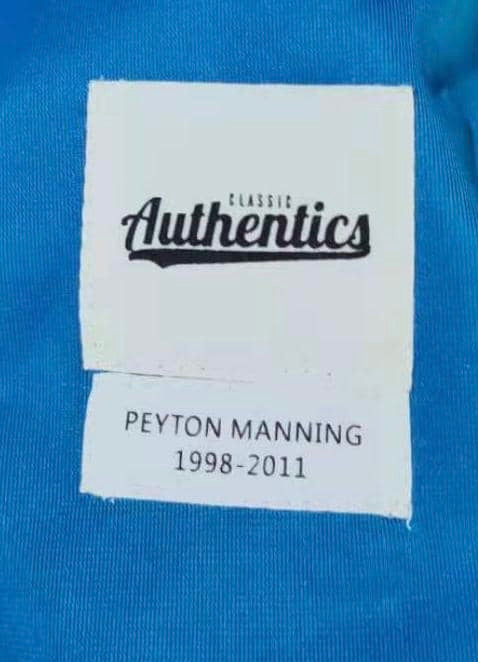 Peyton Manning Indianapolis Colts Jersey Classic Authentics product image 3