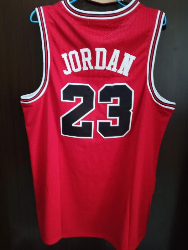 Michael Jordan 1984 Rookie Season Chicago Bulls Jersey Red product image 1