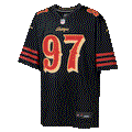Nike Youth San Francisco 49ers Nick Bosa Rivalry Game Jersey-Black product image 1, provided for visual reference and
