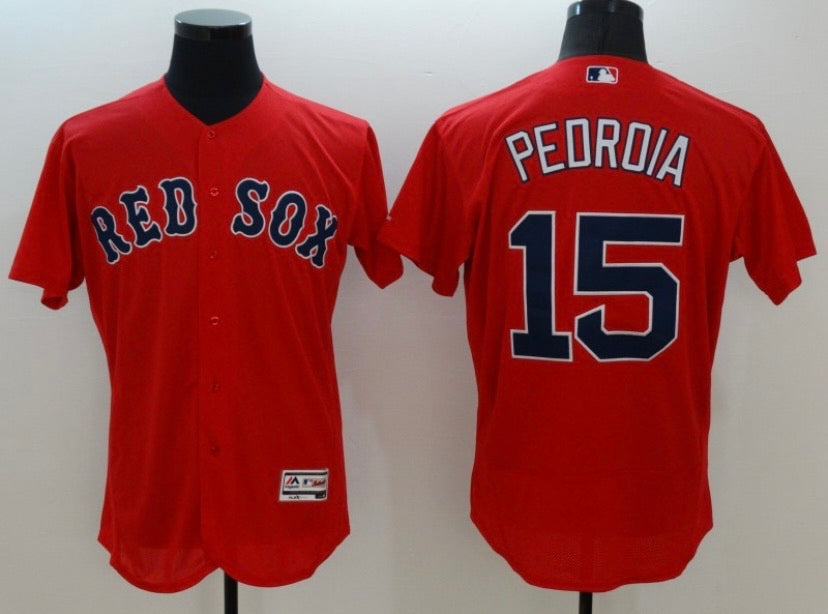 Dustin Pedroia Boston Red Sox Official MLB Majestic Jersey product image 1