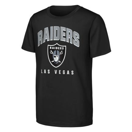 Las Vegas Raiders Youth Team Spirit SS T-Shirt product image 1, provided for visual reference and product detail review