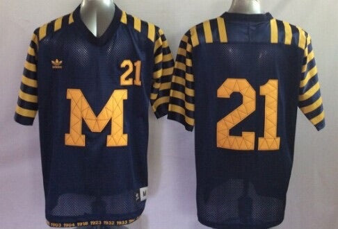 Desmond Howard Michigan Wolverines Jersey blue yellow product image 1