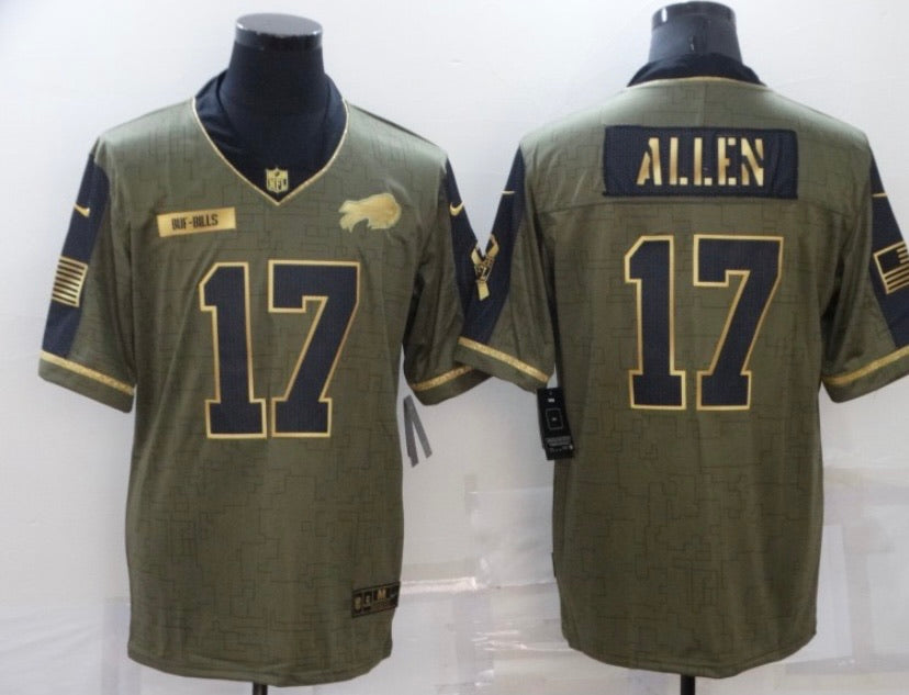 Josh Allen Buffalo Bills military salute to service Jersey product image 1