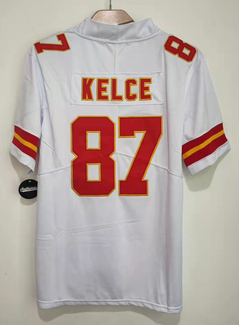 Travis Kelce Kansas City Chiefs Jersey White Classic product image 1