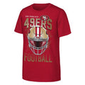 Youth San Francisco 49ers Full Gear T-Shirt product image 1, provided for visual reference and product detail review