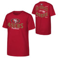 Youth San Francisco 49ers Top Pick T-Shirt product image 1, provided for visual reference and product detail review