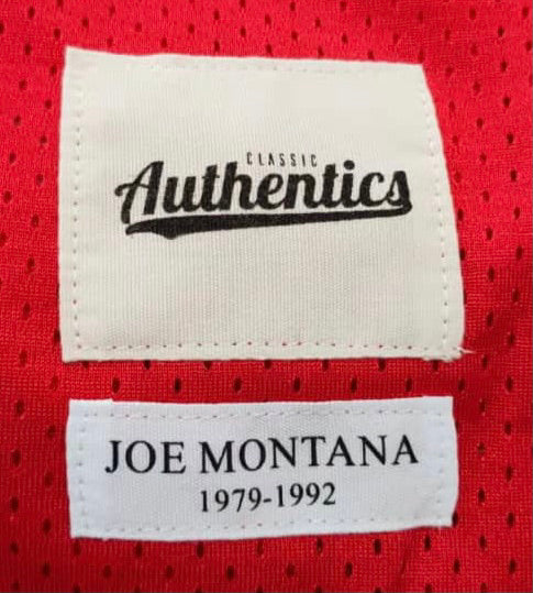 Joe Montana San Francisco 49ers Jersey Classic Authentics product image 3