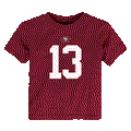 Nike Preschool San Francisco 49ers Brock Purdy Name & Number T-Shirt - Red product image 1, provided for visual reference