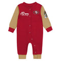 San Francisco 49ers Baby ENDZONE SNUGGLER LS COVERALL product image 1, provided for visual reference and product detail