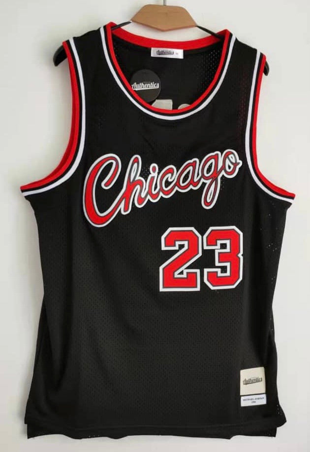 Michael Jordan Chicago Bulls Jersey Black 1984 Rookie season product image 2