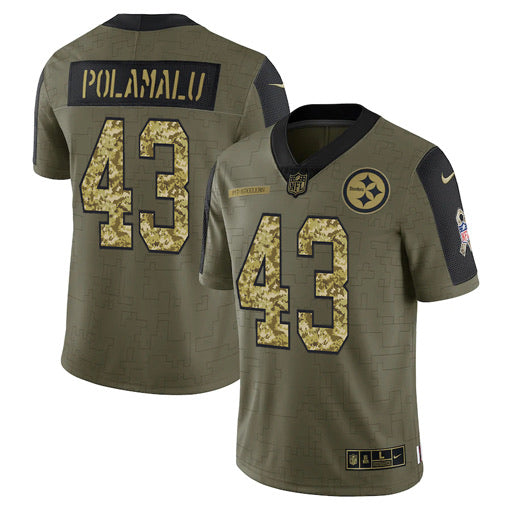 Troy Polamalu Pittsburgh Steelers military salute to product image 1