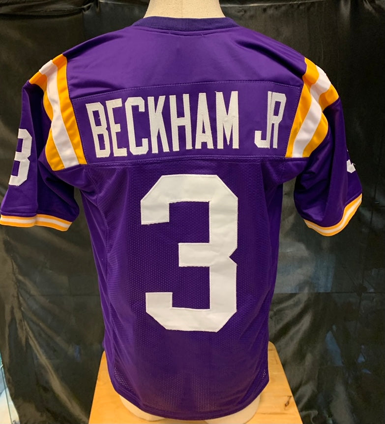 Odell Beckham Jr. LSU Tigers Official NCAA Jersey Purple product image 1