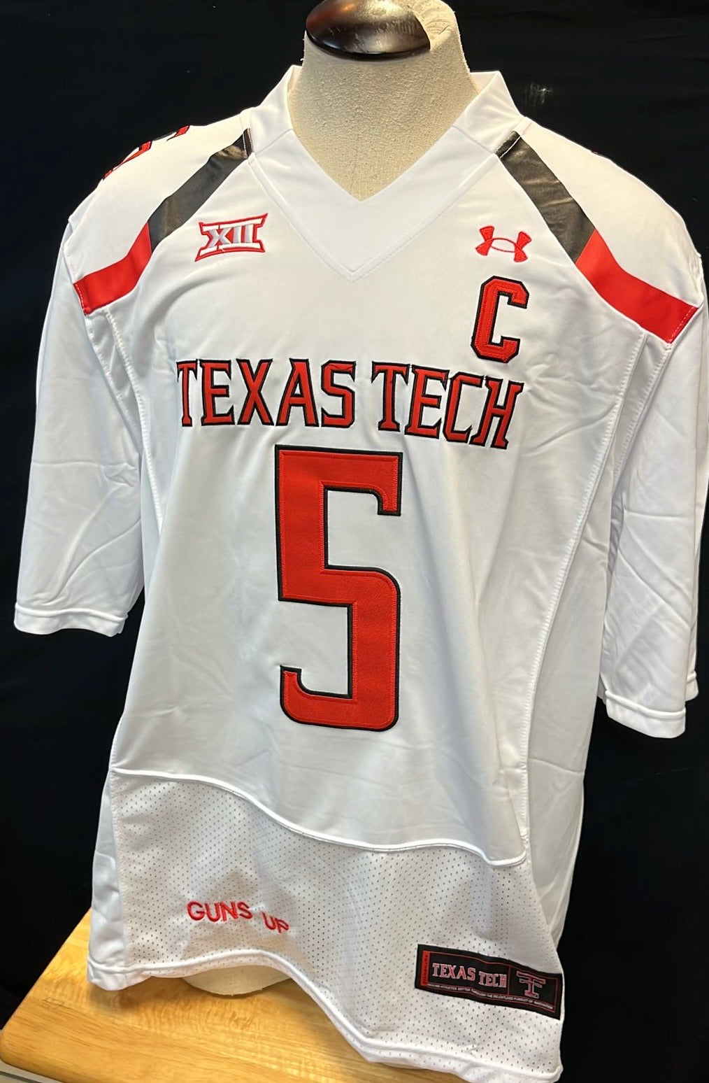 Patrick Mahomes Texas Tech Under Armour Jersey white product image 2