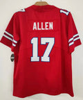Josh Allen Red YOUTH Buffalo Bills Jersey Classic Authentics product image 1