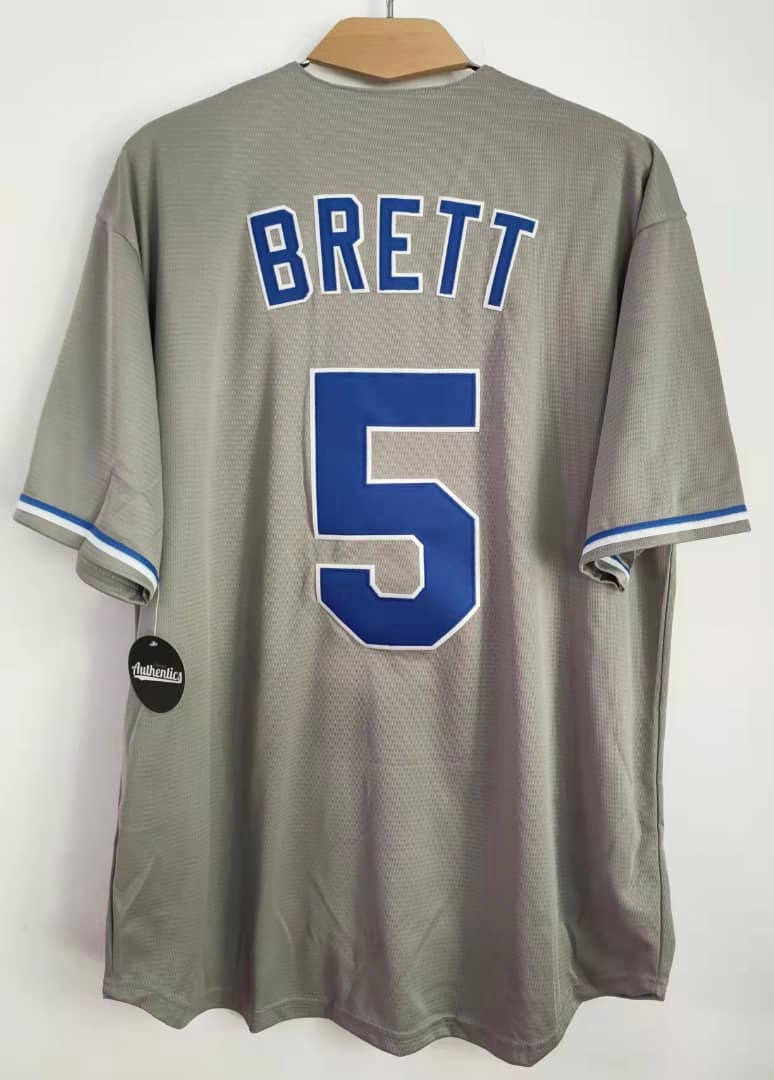 George Brett Kansas City Royals Jersey Gray product image 1