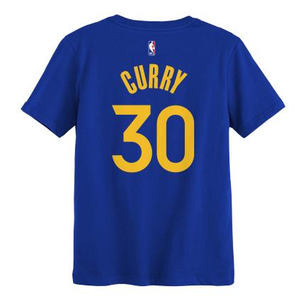 NBA Preschool Golden State Warriors "Stephen Curry" Primary Logo Short Sleeve T-Shirt product image 3, provided for visual