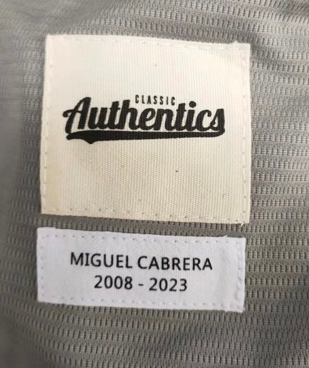 Miguel Cabrera Detroit Tigers Jersey Classic Authentics product image 3