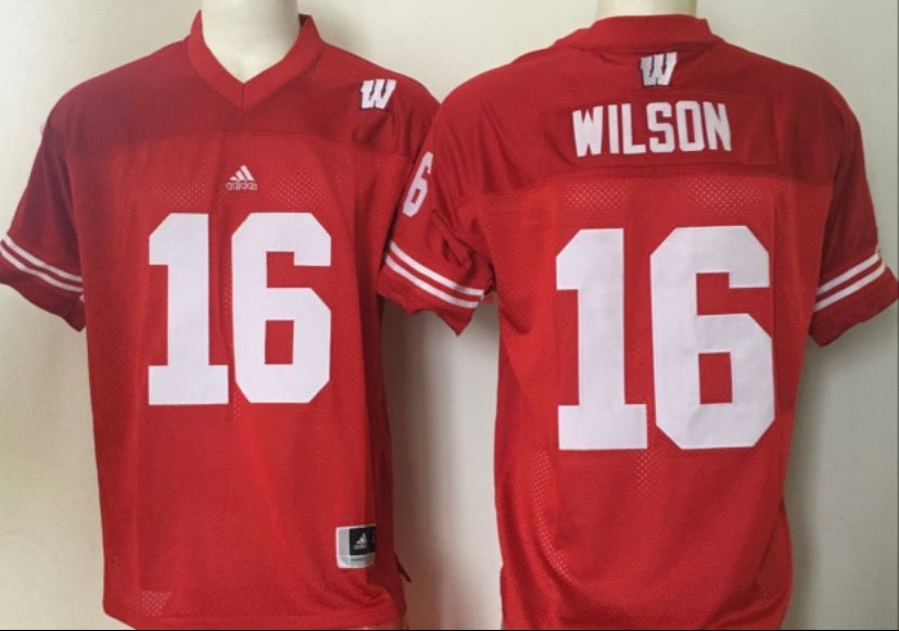 Russell Wilson Wisconsin Badgers Official NCAA Jersey Adidas product image 1