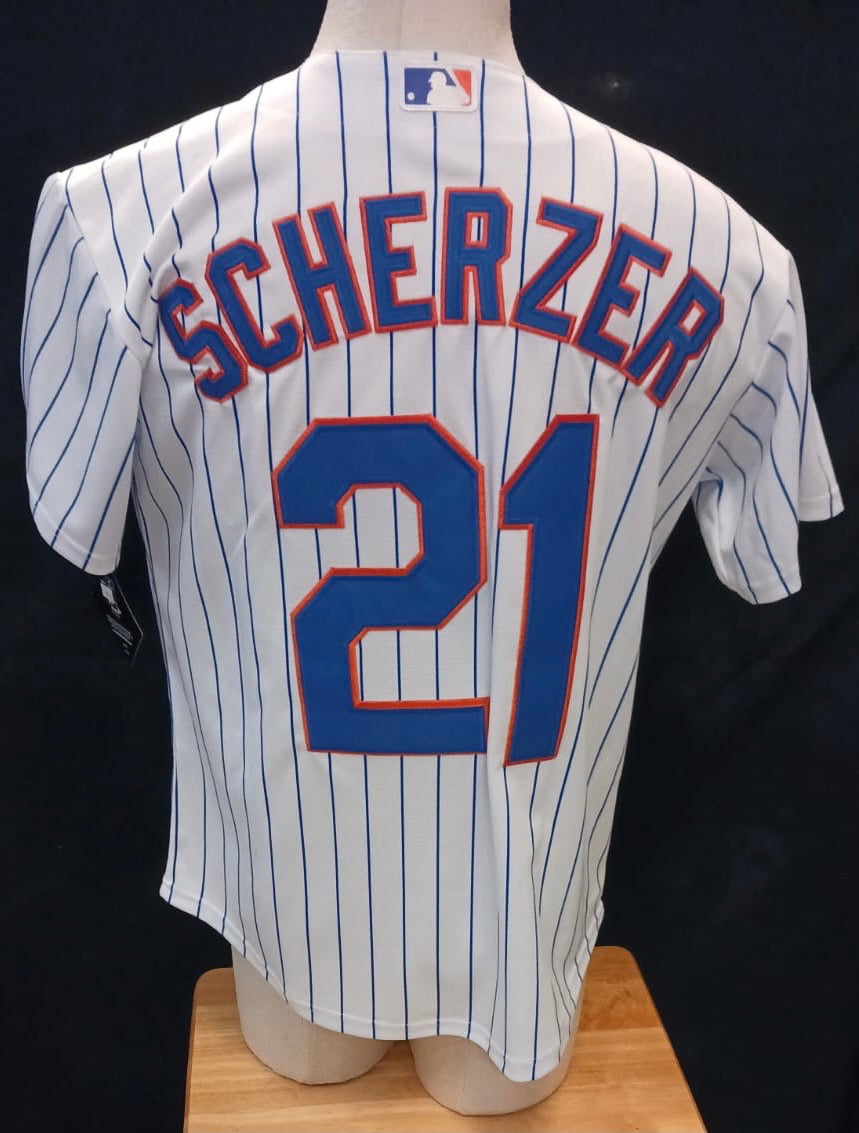 Max Scherzer New York Mets Official MLB Nike Jersey White product image 1