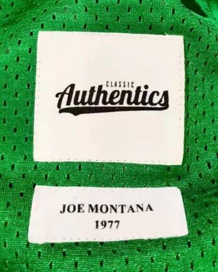 Joe Montana Notre Dame Classic Authentics Jersey product image 3