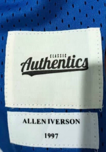 Allen Iverson Philadelphia 76ers Jersey Classic Authentics product image 3
