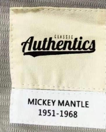 Mickey Mantle New York Yankees Jersey Classic Authentics product image 3