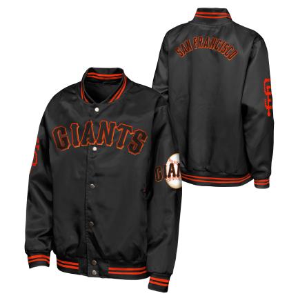 San Francisco Giants Tailsweep Classic Satin Jacket product image 3, provided for visual reference and product detail review