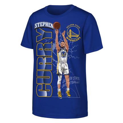 NBA Preschool Golden State Warriors Stephen Curry New Heights Cotton T-Shirt product image 1, provided for visual reference