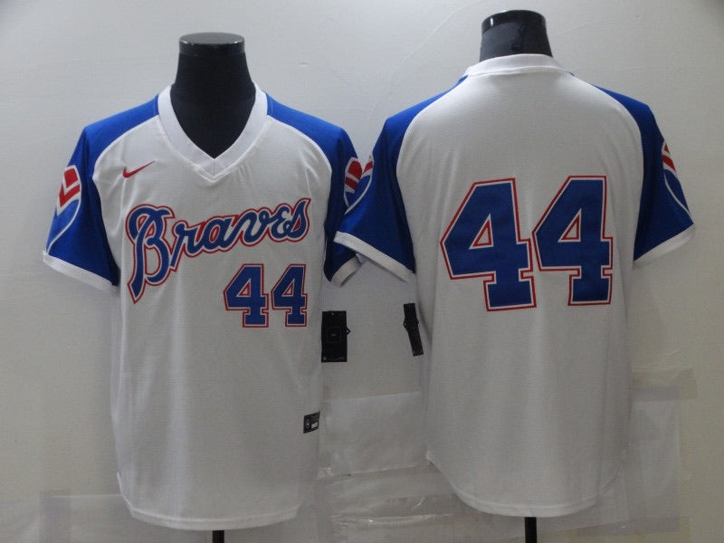 Hank Aaron Atlanta Milwaukee Braves Official MLB Jersey Nike product image 3