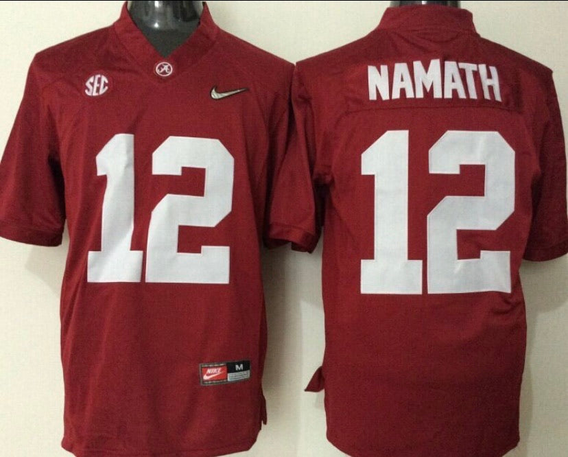 Joe Namath Alabama Crimson Tide Official NCAA Nike Jersey product image 1