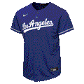 Nike Youth Los Angeles Dodgers Alternative Baseline Jersey-Royal product image 1, provided for visual reference and product