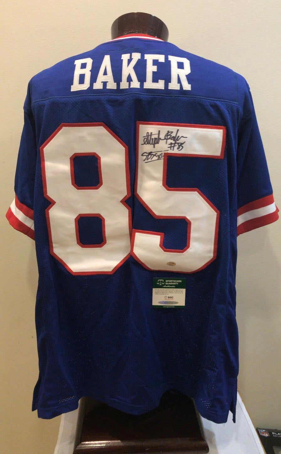 Stephen Baker New York Giants autographed jersey SGC COA product image 1