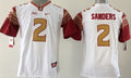 Deion Sanders Florida State Seminoles Jersey White gold product image 1