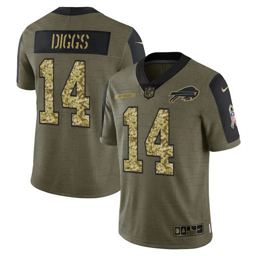 Stefon Diggs Buffalo Bills military salute to service Jersey product image 1