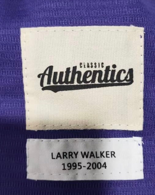 Larry Walker Colorado Rockies Jersey Classic Authentics product image 3